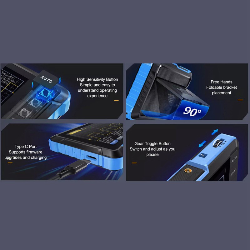 2 in 1 Oscilloscope and Signal Generator 1M Bandwidth 14