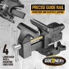 Kitvance 4-1/2'' Multi-Purpose Bench Vise for Workbench Heavy Duty Forged