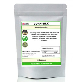 Corn Silk Capsules 500mg- Pure (no additive) High Strength (90)