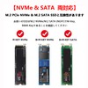 MOXCAHER M.2 SSD External Case [NVMe & SATA Compatible] M.2
