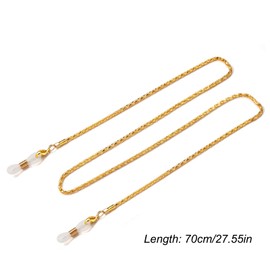 Wisebom Pack of 6 Glasses Chains Women's Sunglasses Chain Glasses Chain Beads Glasses Chain Strap Glasses Cord Modern Ladies, Multi-coloured