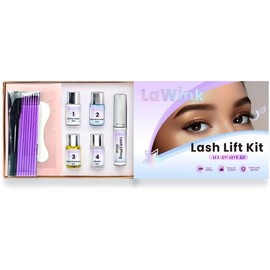 Lash Lift Upgrade Kit 2-in-1 Wimperndauerwelle Augenbrauenlifting Kit mit allen Werkzeugen für den Heimgebrauch und Salon