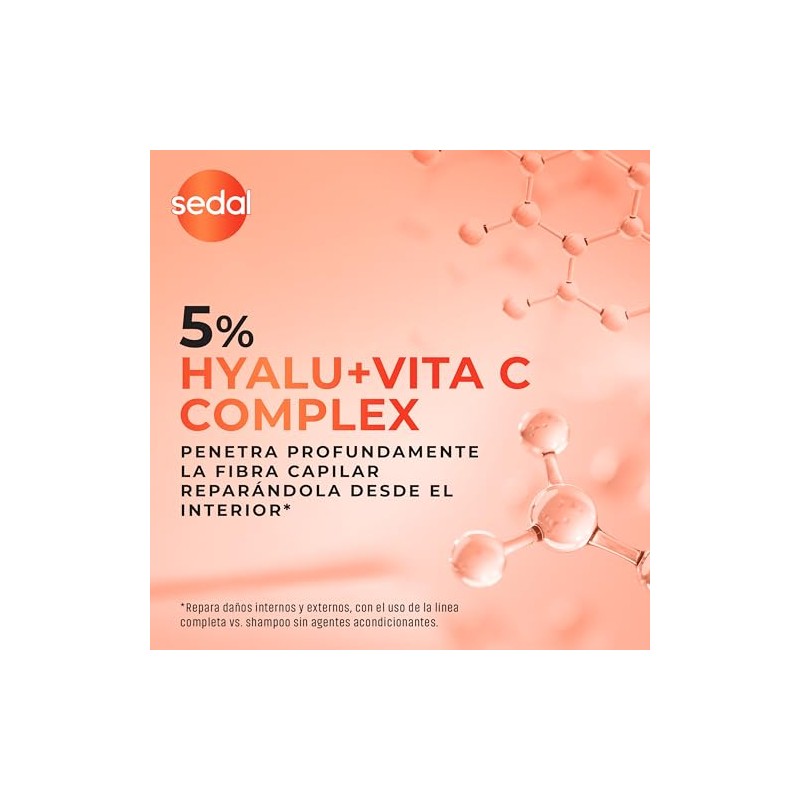 Sedal Care Crema para Peinar Ácido Hialurónico y Vitamina C
