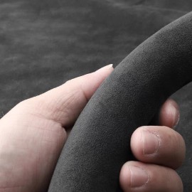 Life-Tech 15" Soft Suede Steering Wheel Cover for Toyota Camry Corolla RAV4 Tacoma