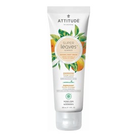 ATTITUDE Super Leaves, Hypoallergenic Energizing Body Cream, Orange Leaves, 8 Fluid Ounce (18198)