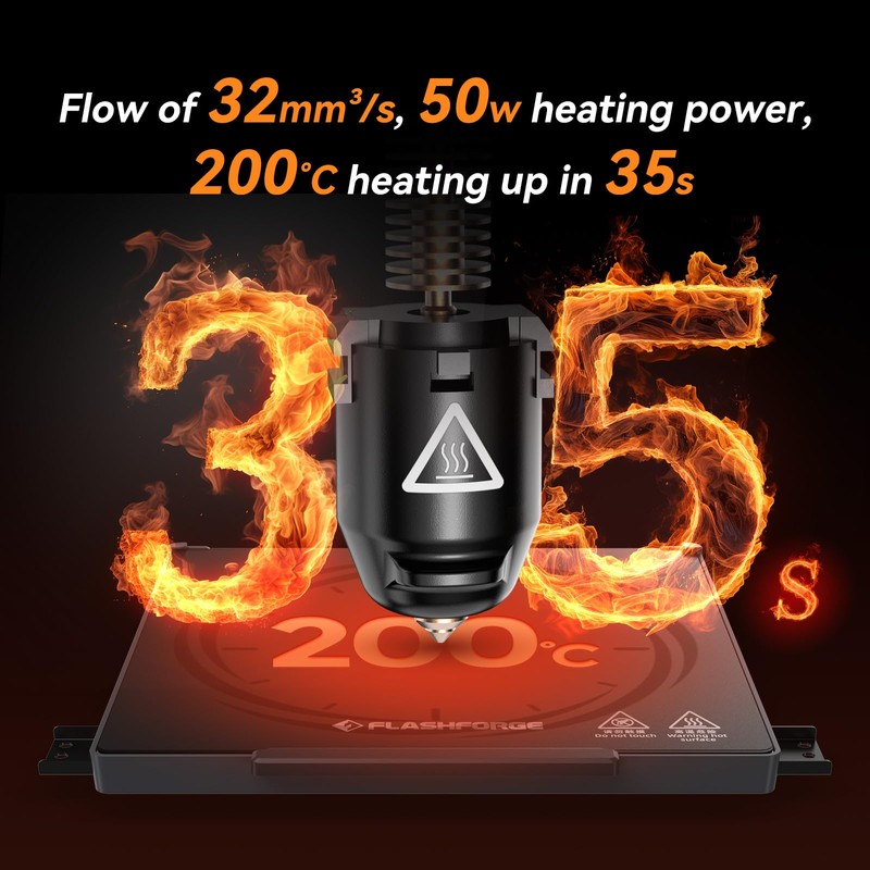 Flashforge Nozzle Assembly for Adventurer 5M 3D Printer, 280°C High