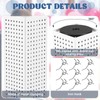 Geelin Rotating Countertop Display Kit with 16 Peg Hooks Four