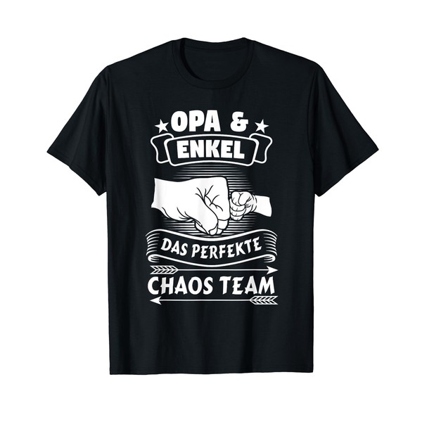 Grandpa & Grandson The Perfect Chaos Team Family Gift T-Shirt,