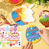 SEPGLITTER 9 Pieces Easter Egg Craft for Kids Set, Easter