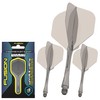 WINMAU Fusion Dark Grey Smoke Intermediate Intergrated Dart Flight and
