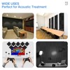 12 Pack Sound Proof Foam Panels for Walls,Self-Adhesive Foam Acoustic