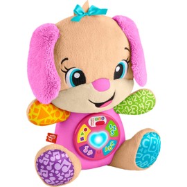 Fisher-Price Baby Toy Laugh & Learn Smart Stages Sis Musical Plush with Lights & Learning Songs for Infants Ages 6+ Months