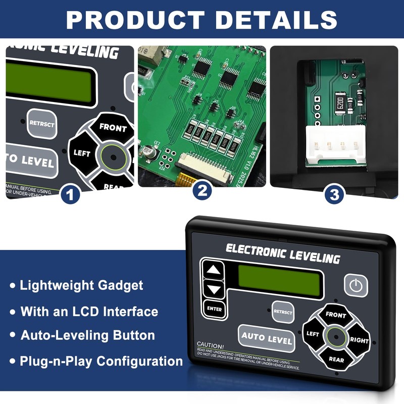 421484 RV Leveling System Touchpad Control Panel for RV 5th