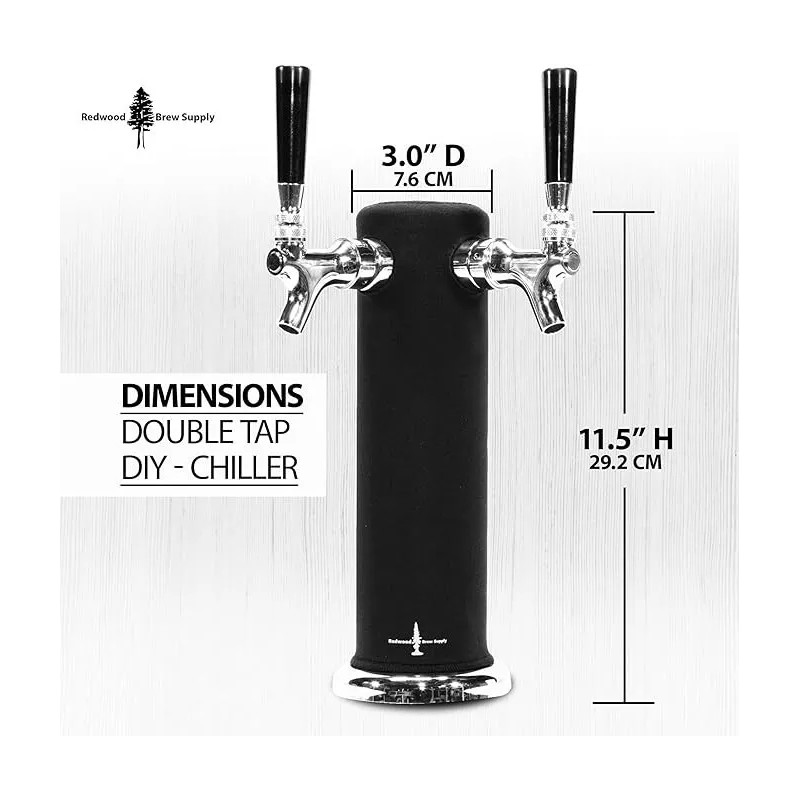 Keg Tower Insulator Neoprene Custom DIY chiller