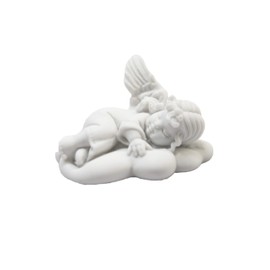 Cute Little Baby Angel Sleeping on The Clouds Statue Sculpture Figurine Figure Vittoria Collection Made in Italy