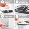 GreenLife 1.5 QT Electric Rice Cooker, Compact Small Size, 3-Cups