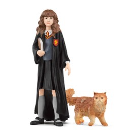 schleich 42635 Hermione Granger and Crookshanks, from 6 years WIZARDING WORLD - Figurine, 3 x 3 x 10 cm