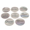 8Pcs Rhinestone Painting Coasters Assorted Style Strong Stickiness Odourless Coaster