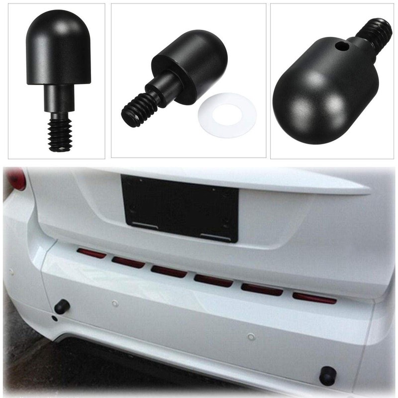 C-FUNN 1pc Car Rear Bumper Round Nail Guard Protectors Anti