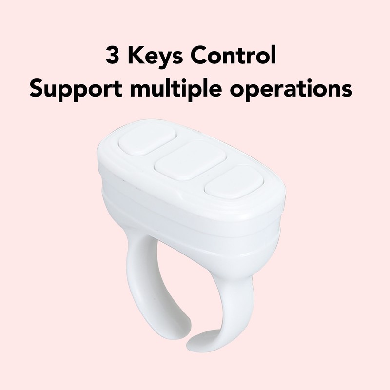 Bluetooth Video Page Turner Finger Remote Controller for Video Browsing