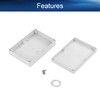 Heyiarbeit 1Pcs 263x185x60mm/10.35" x 7.28" x 2.36" ABS White Dustproof