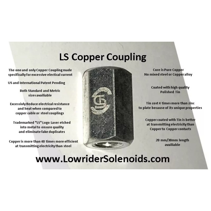 Unbranded Electrical Coupling High-Current Hydraulic Lowrider Solenoids Cooper 5/16” Inch