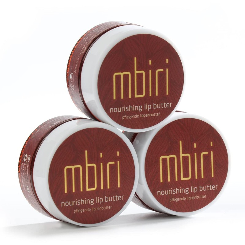 Mbiri Nourishing Lip Butter, 100% Natural Cosmetics (1 x 15