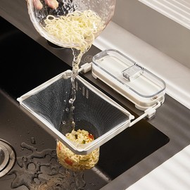 [TAIGU] Triangular Corner, Floating, Repositionable, Foldable, No Triangular Corner Required, Body, Stylish, 50 Pieces, Net, Convenient Goods, Food Drainer, Suction Cup, Sink, Garbage Drainer, Rack