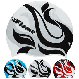Rally Design Swim Cap Silicone No-Wrinkle Swim Cap KRUC118 / 랠리 디자인 수모 실리콘 노링클 수영모자 KRUC118