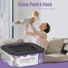 Jumbo Square Refills Disposal Bags Refill Compatible with Genie Diaper