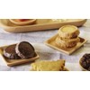 Alphax 902423 Small Plate, Wood Grain, 2.4 x 2.4 x
