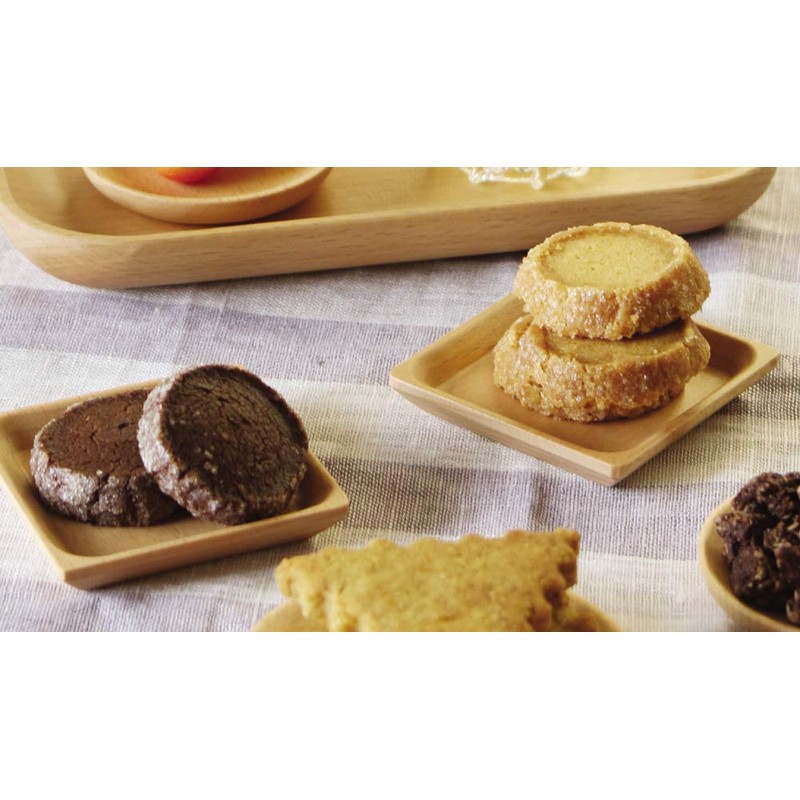 Alphax 902423 Small Plate, Wood Grain, 2.4 x 2.4 x