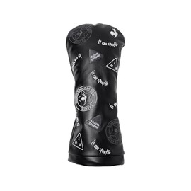 Cox Sportif Golf LG5FHC00U BK00 Head Cover, Driver, For DR, Embroidered Jump, Golf (Black)