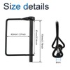 INCREWAY 4 PCS 6mm Carbon Steel Black Quick Release Safety