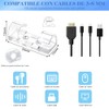 Sujetador de Cables, Set 100 Clips Adhesivos y 6 Sujetadores