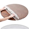 STFAL Garden Tablecloth Round Tablecloth Transparent Washable Diameter 150 cm
