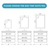 Ultrue Retro Copper Effect Framed Wall Mirror, 24x36 Rectangle Mirror,
