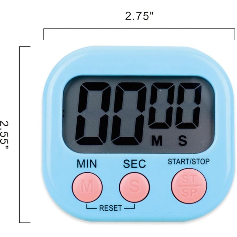 Kitchen Timer, Magnetic Digital Count up&Count down Kitchen Timers for
