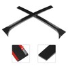 2PCS Rear Window Side Trim Gloss Black ABS Replacement for