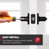 Kwikset Casey Interior Passage Door Handle Lever Matte Black Non-Locking