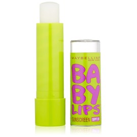 Maybelline New York Baby Lips - Bálsamo labial hidratante, menta