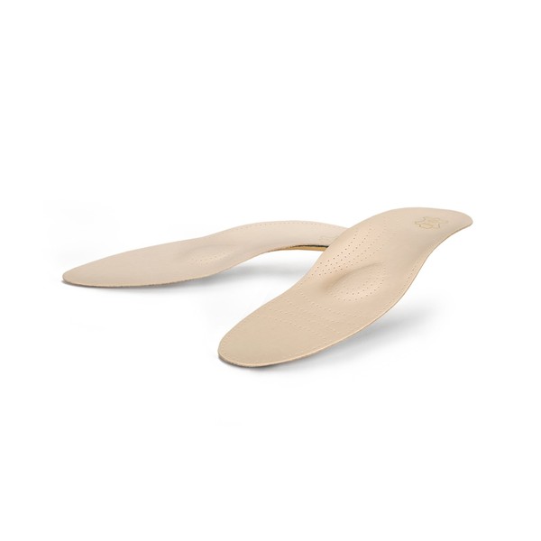 Relax Orthotic Insoles Made From The Finest Leather with Expansion Anchor Metatarsal Lotte and longitudinal arch support – Limited Edition - beige - 35 1/3 EU