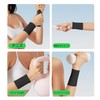 Mirhua Wristband, Thin, Cool, Sweat Wipe, Sweat Absorbent, 3.1 inches