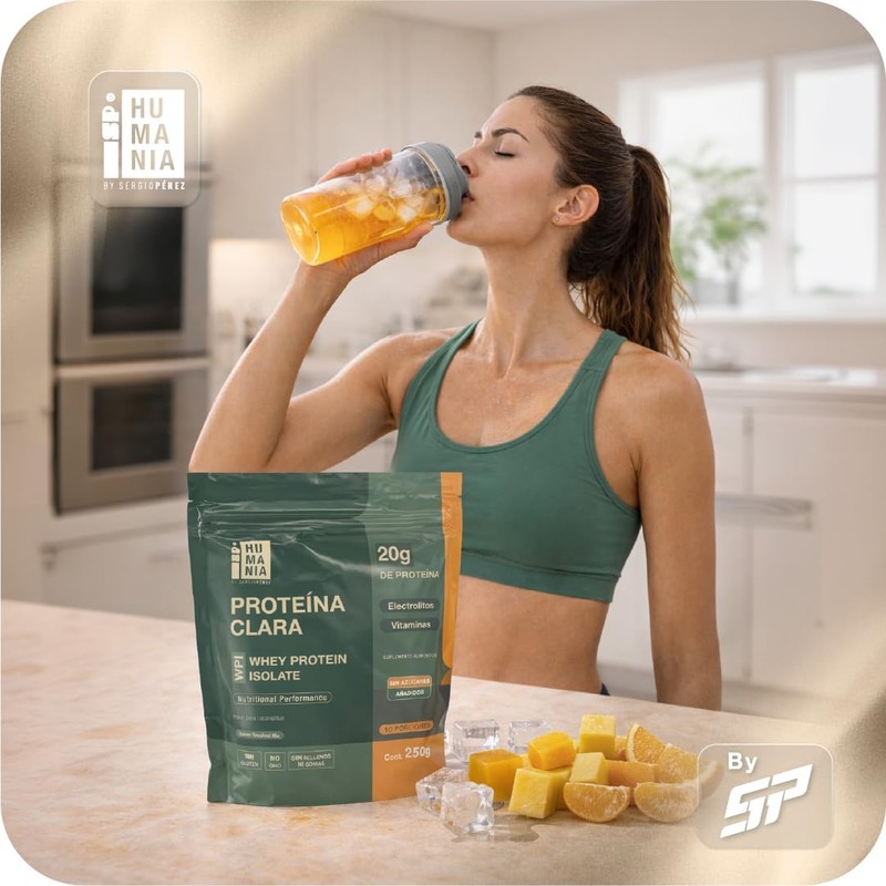 SP HUMANIA Proteína Clara Proteína Aislada de Suero (Whey Protein
