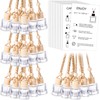 DaisyInner 100 Sets Hanging Car Air Freshener Diffuser Bottles Bulk