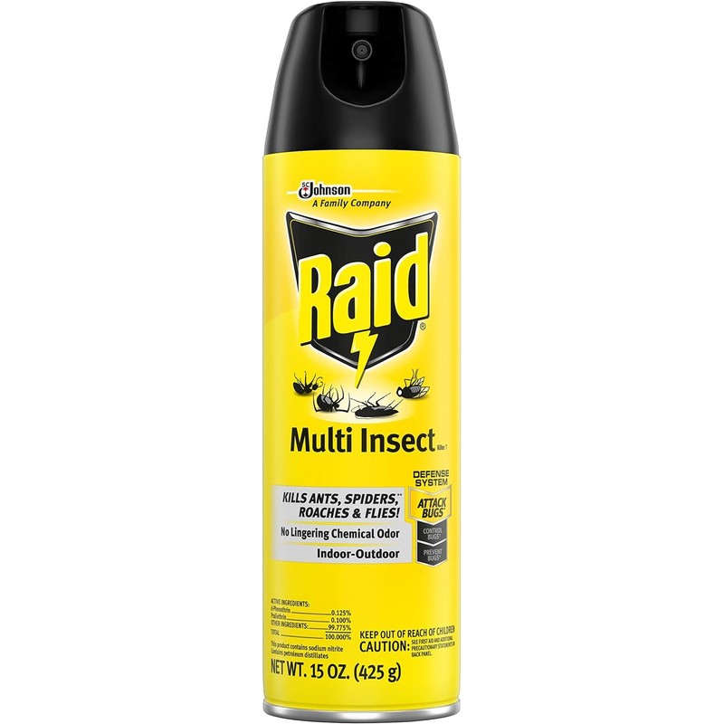 Raid Multi Insect Killer 15 Ounce (Pack of 4)