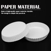 FERCAISH Disposable Paper Recycled Drinking Lids Coffee Hot Cups Lids