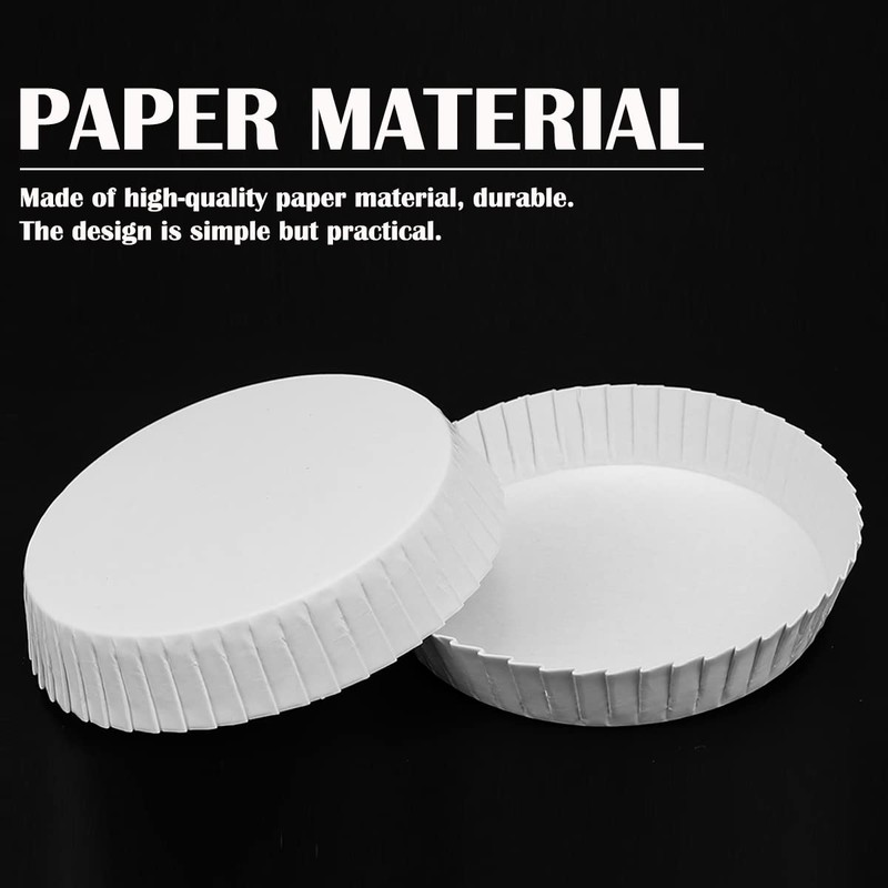FERCAISH Disposable Paper Recycled Drinking Lids Coffee Hot Cups Lids