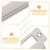 OSALADI Strike Plate 6pcs Door Hole Filler Cover Plate Door
