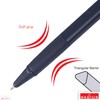 RADIUS Tri Click Retractable Ballpoint Pens, BLACK, Fine Point (0.7mm),
